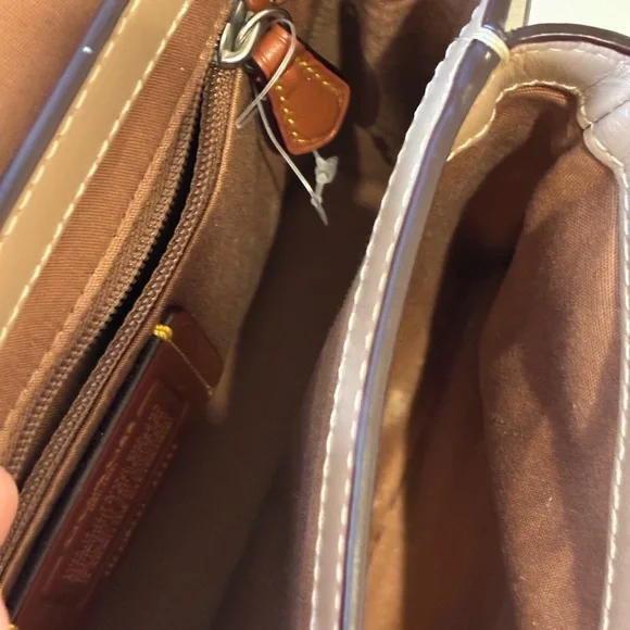 Coach Cassie Signature Coated Canvas & Calfskin Leather Crossbody Bag